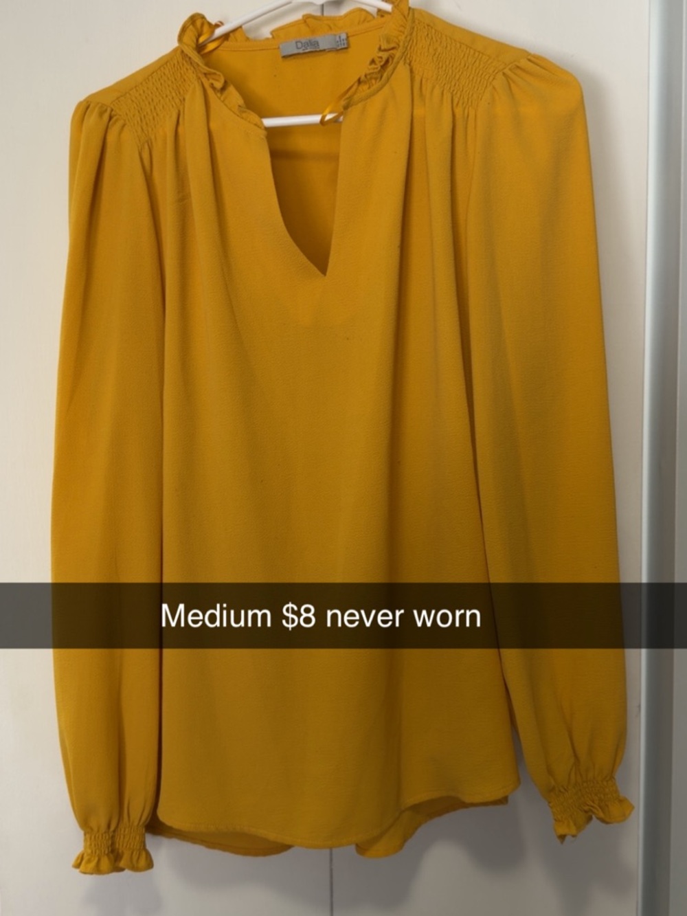 Dalia yellow blouse